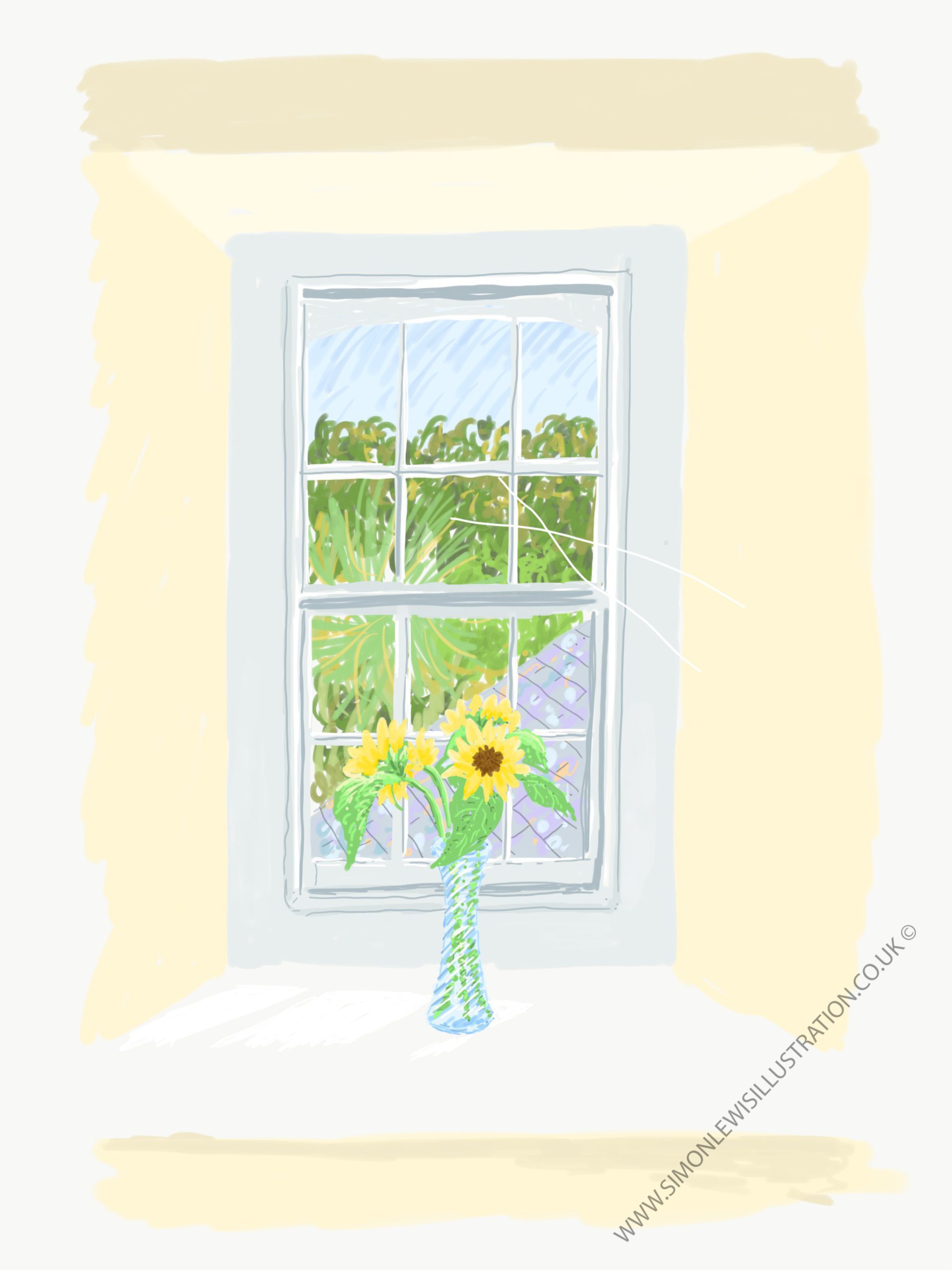 Cornwall window still life